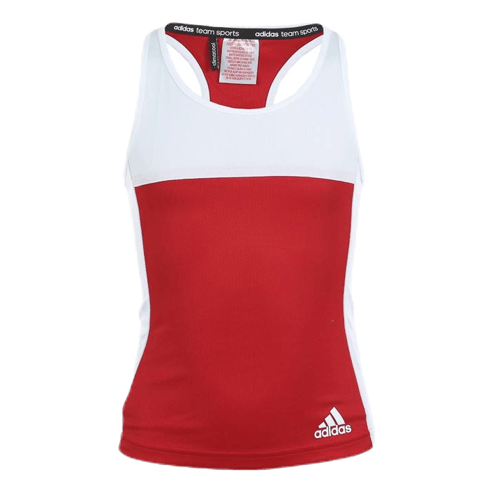T16 CC Tank YG White Red adidas Runforest