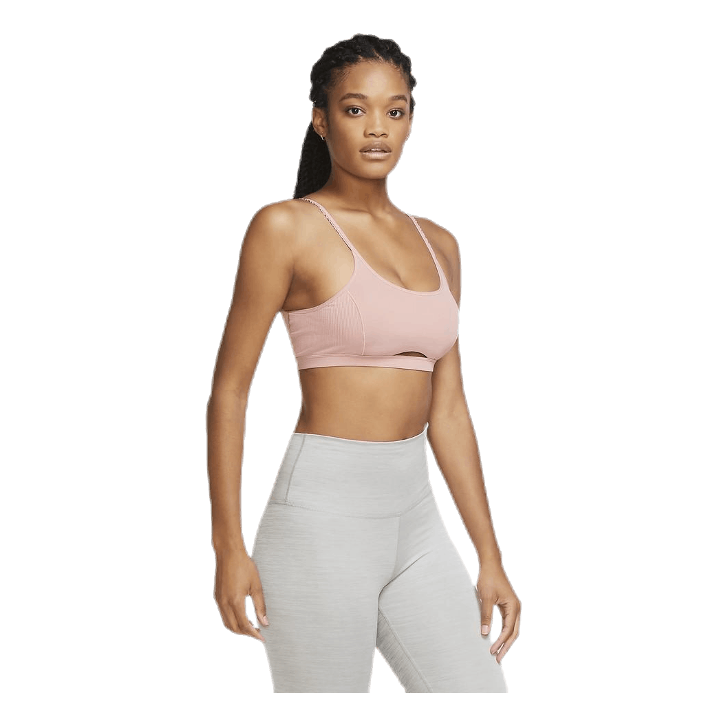 Indy Luxe Yoga Bra Novelty Pink/Beige - Nike –