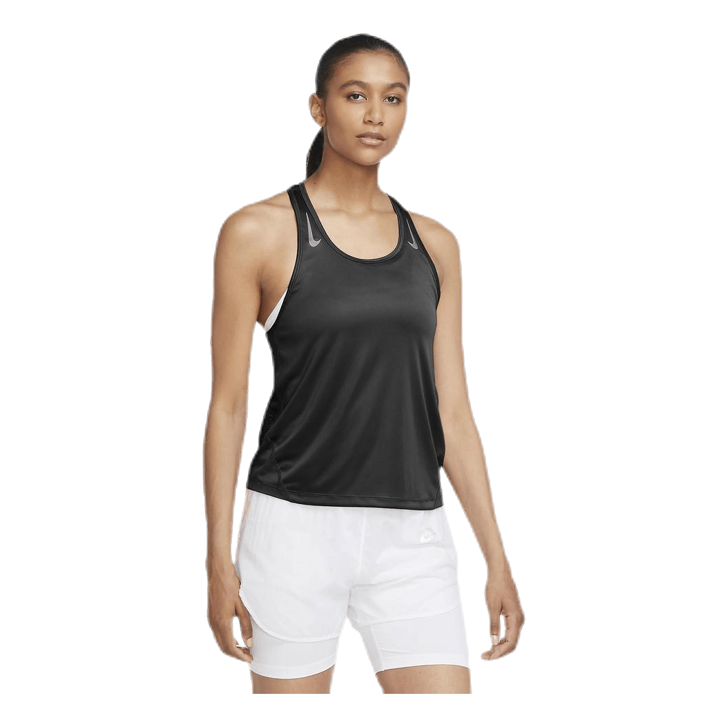 Miler Tank Racer Black Nike Runforest