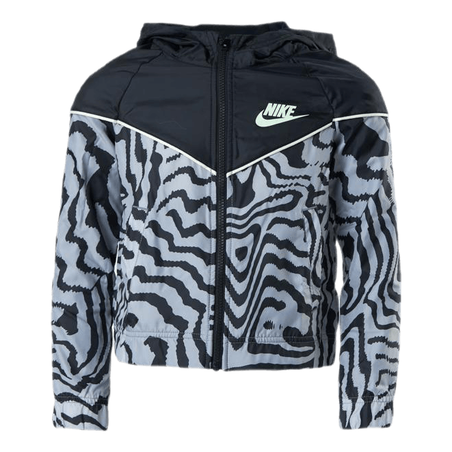 NSW Windrunner AOP Jacket Black Nike Runforest