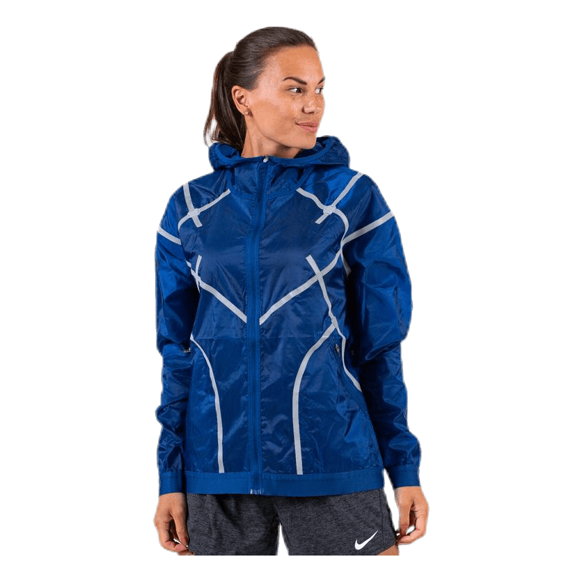 City Ready Hooded Jacket Blue Nike Runforest
