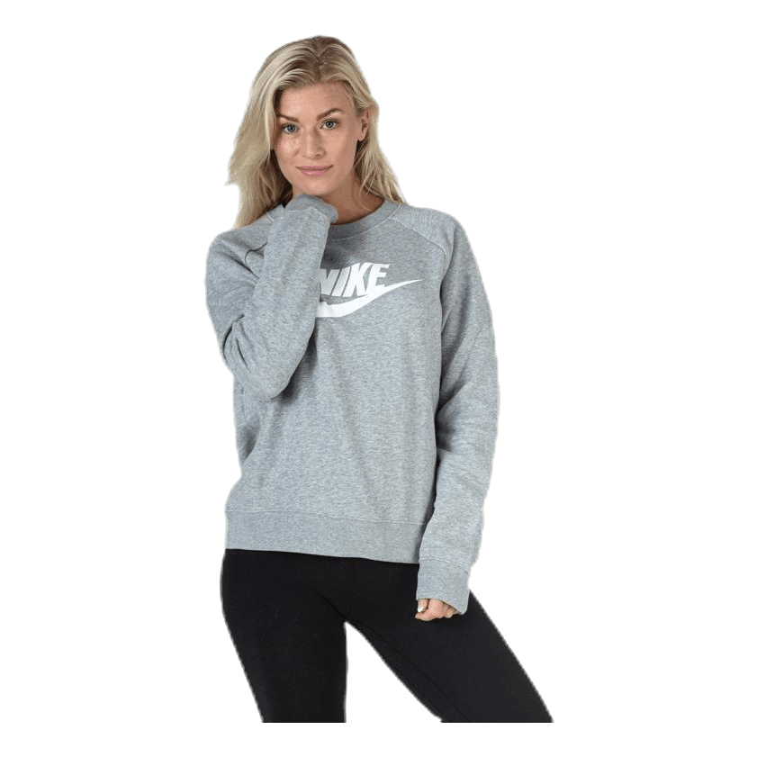 nike essential crew sweatshirt grey