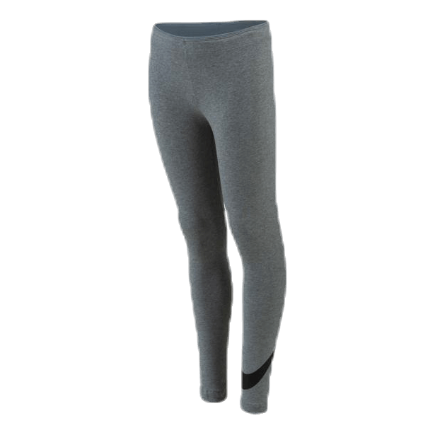 grey swoosh leggings