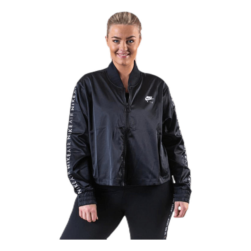 Black nike air jacket sales