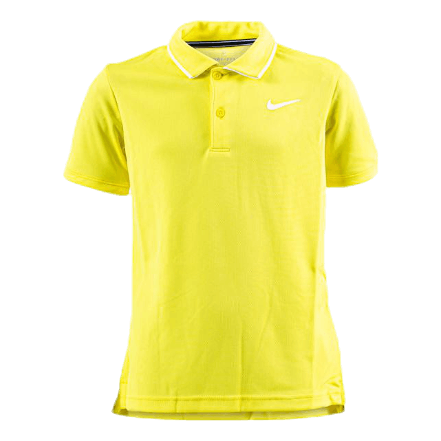 yellow nike polo shirt