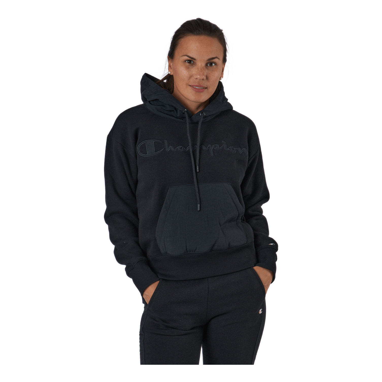Champion half zip hoodie women's shop