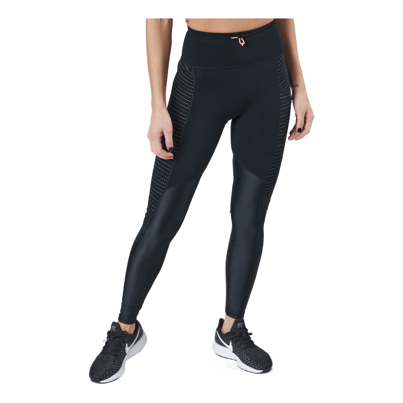 Orange and 2025 black nike leggings