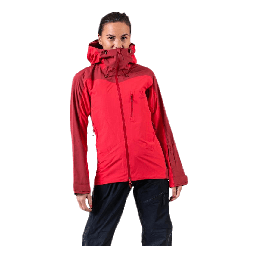 Niva Jacket Red - Haglöfs – Runforest.com