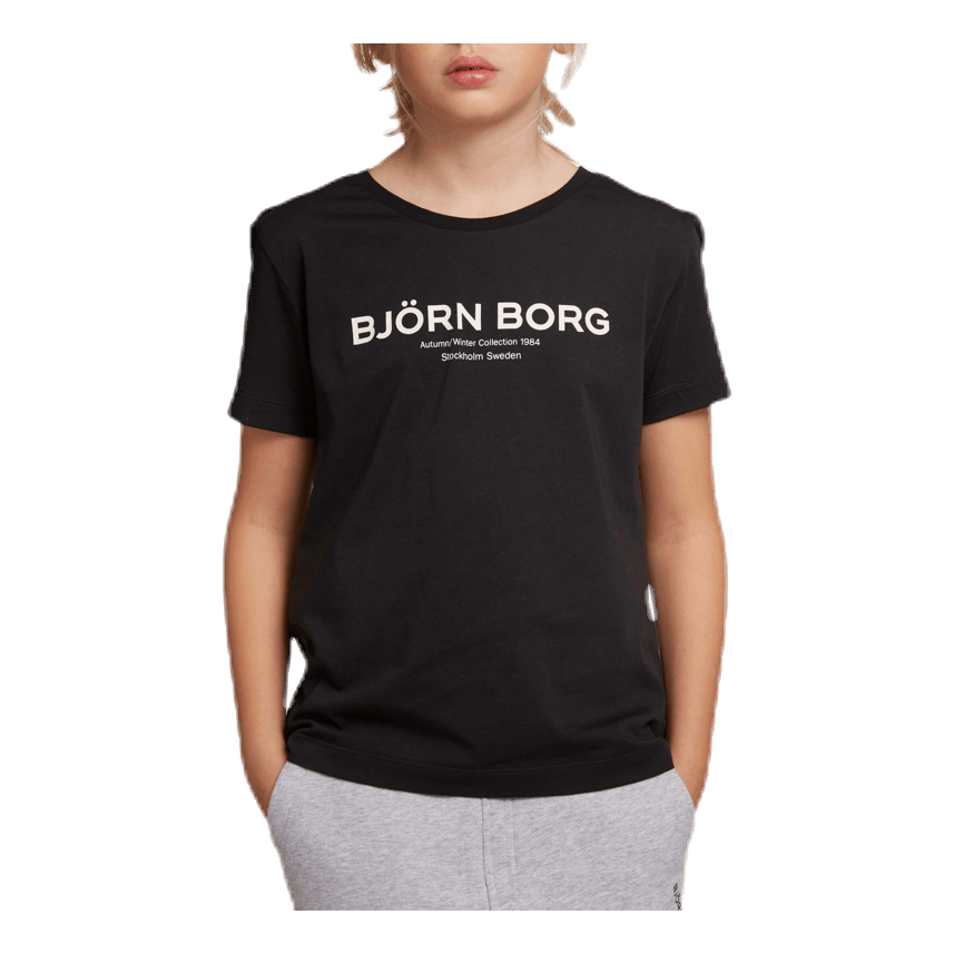 Borg Sport Tee Junior Black Bj rn Borg Runforest