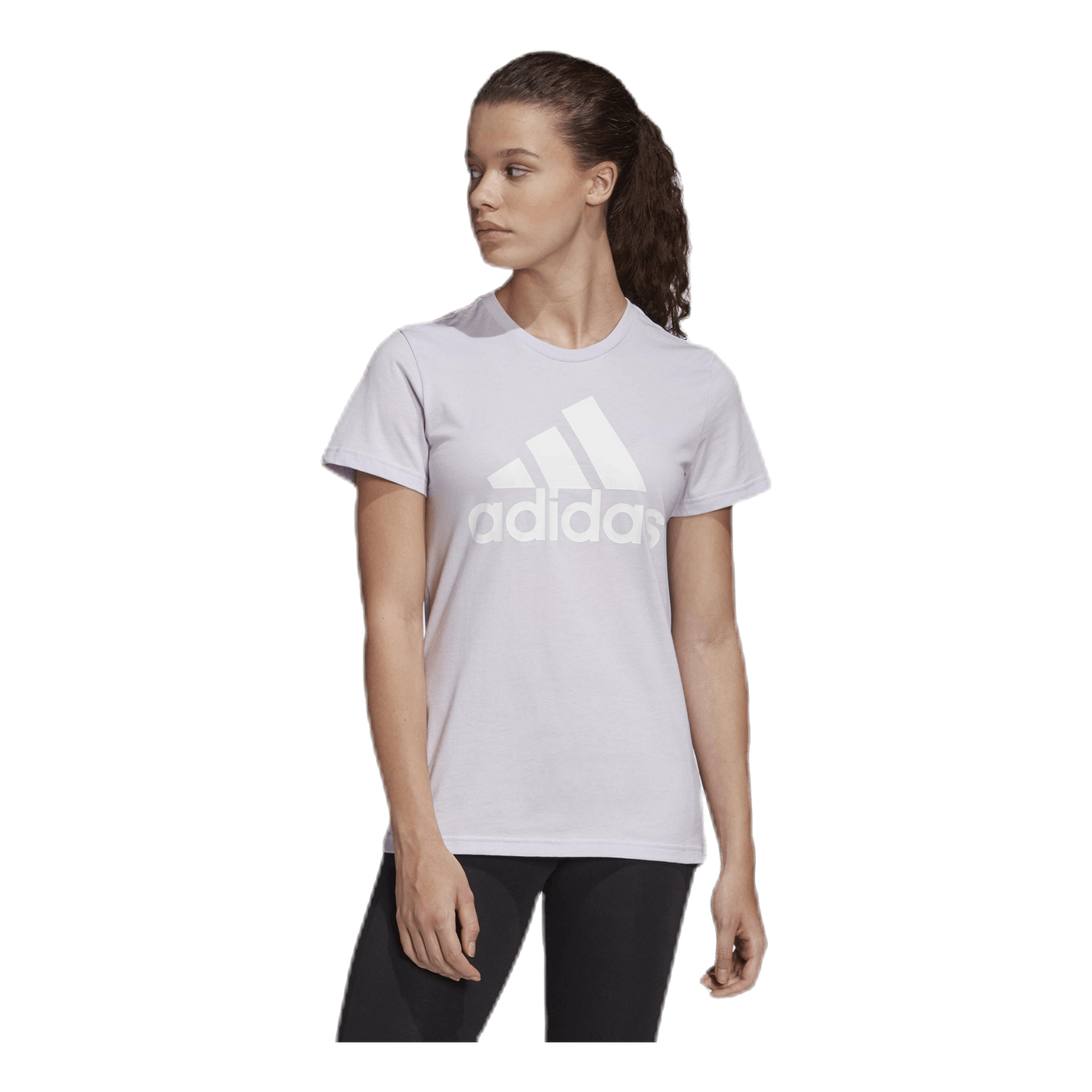 W Badge Of Sport Cotton Tee - Regular Fit Purple Tint
