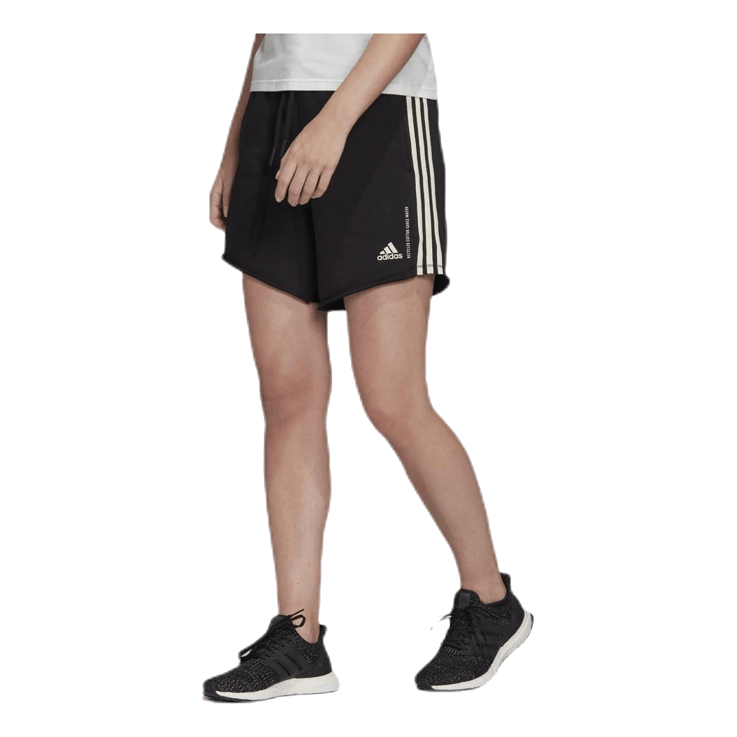 W Recycled Cotton Short Black