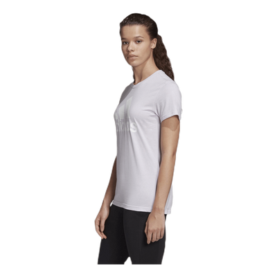 W Badge Of Sport Cotton Tee - Regular Fit Purple Tint