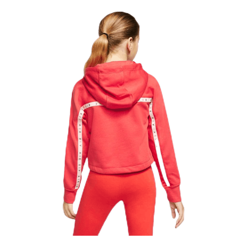 Red nike crop hoodie discount