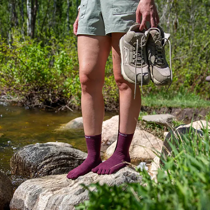 Liner Crew Wool Garnet
