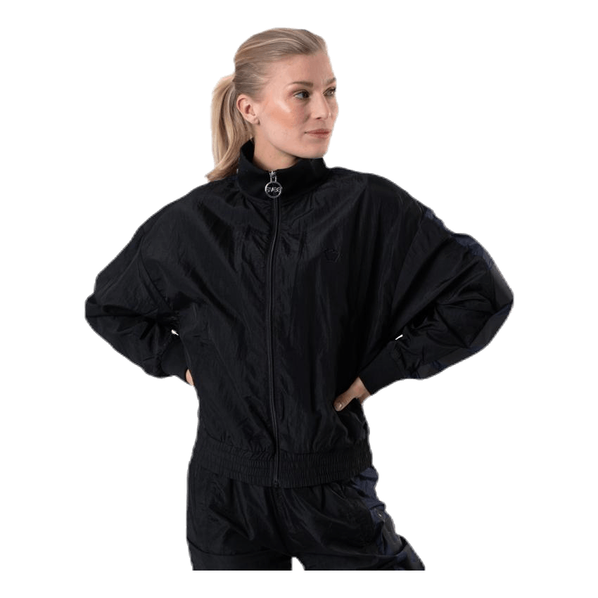 Dark Windbreaker Jacket Black