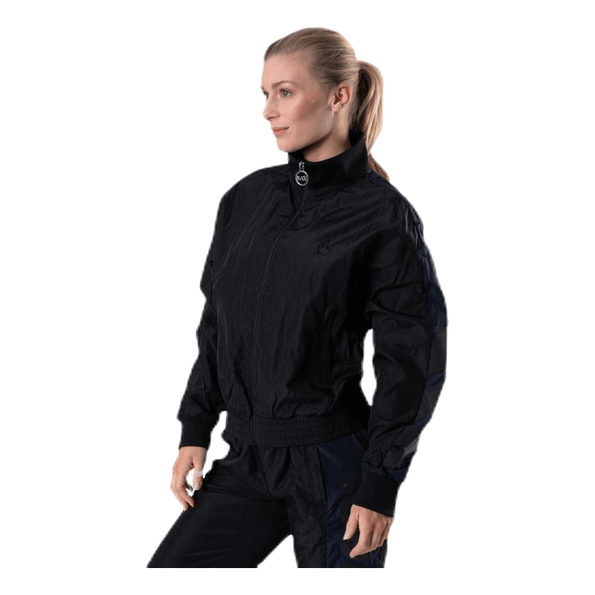 Dark Windbreaker Jacket Black