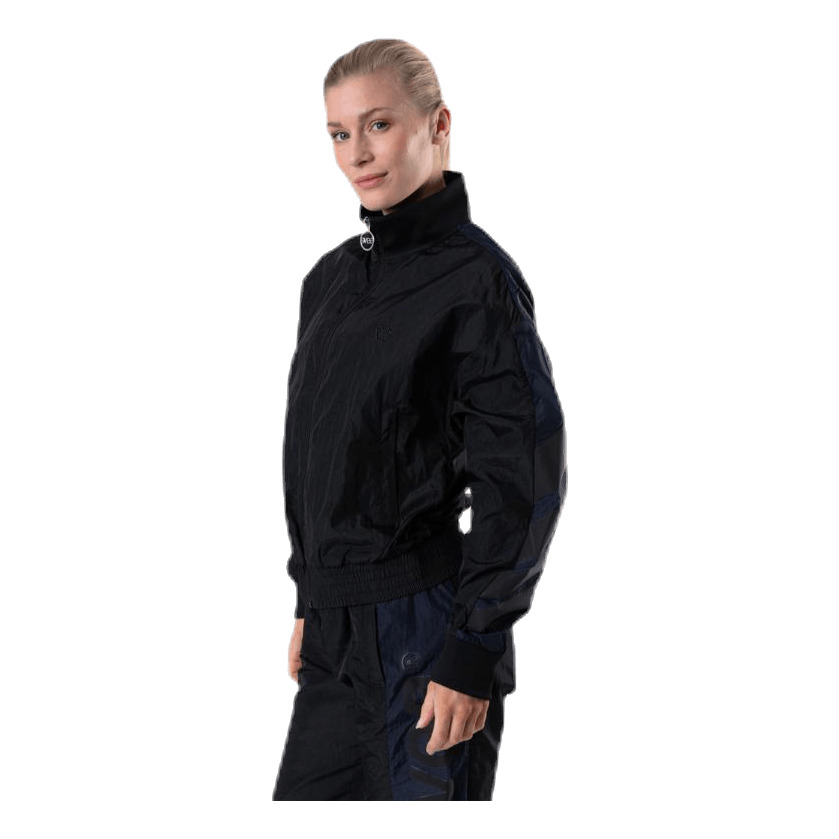 Dark Windbreaker Jacket Black