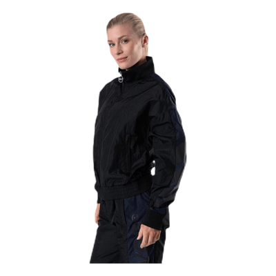 Dark Windbreaker Jacket Black