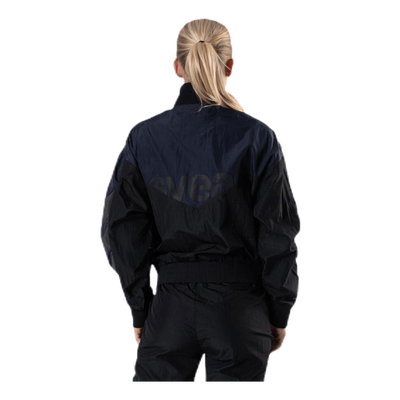 Dark Windbreaker Jacket Black