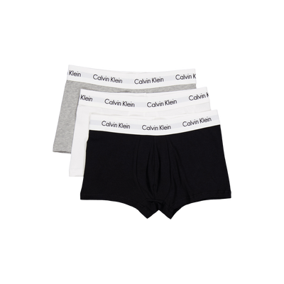 Cotton Stretch 3P Low Rise Trunk Black