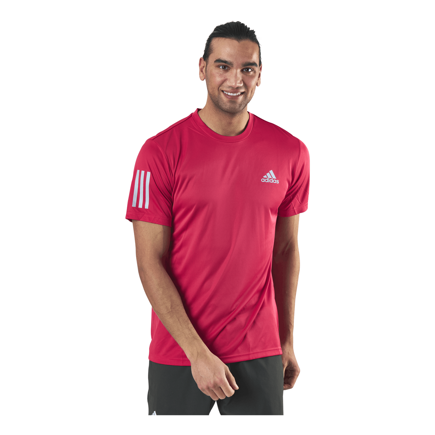 Club 3 Stripes Tee Pink