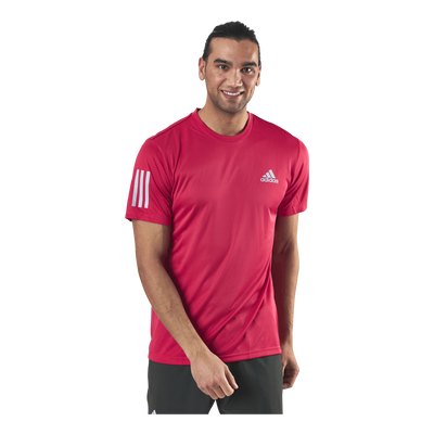 Club 3 Stripes Tee Pink