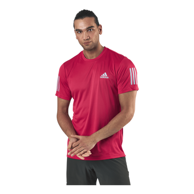 Club 3 Stripes Tee Pink