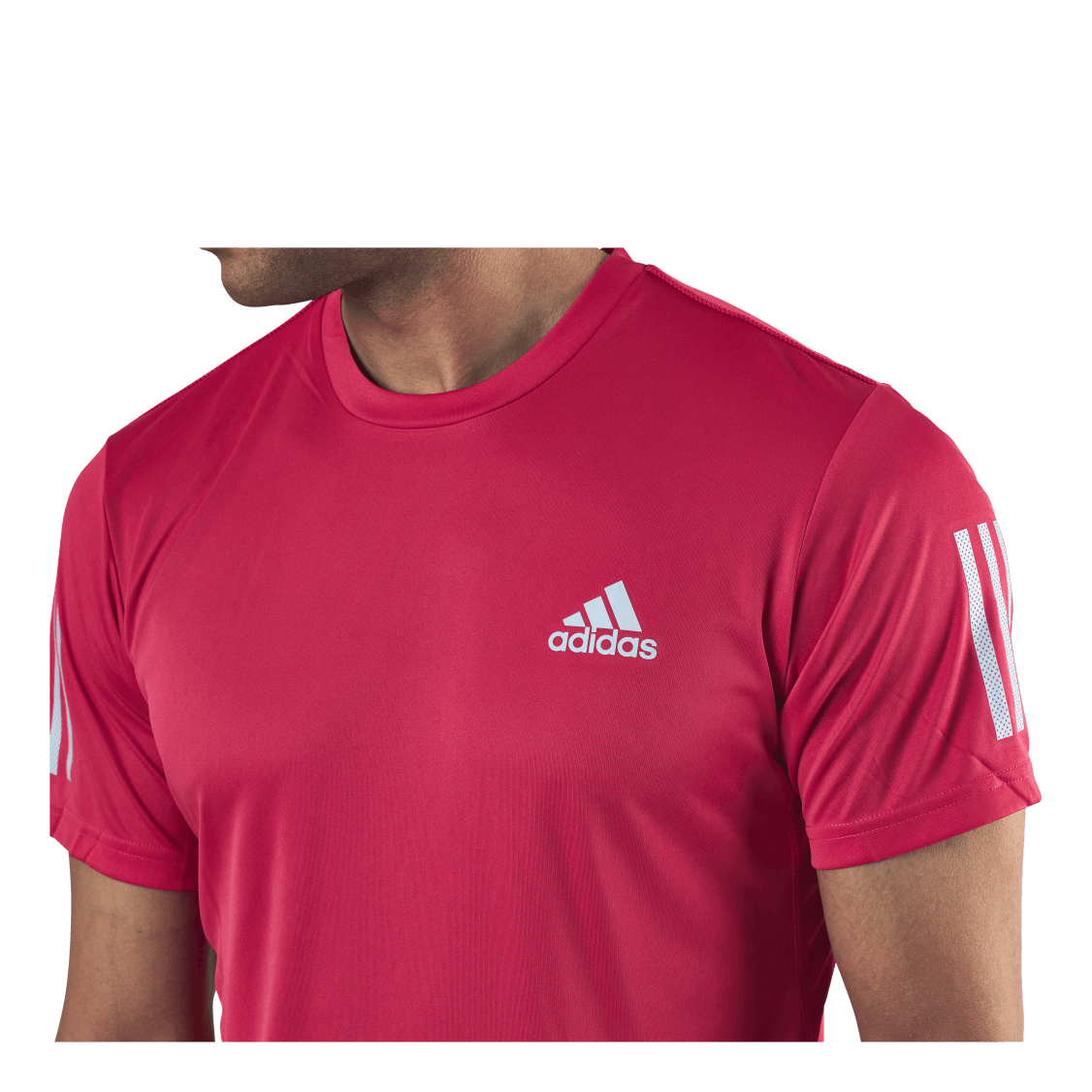 Club 3 Stripes Tee Pink