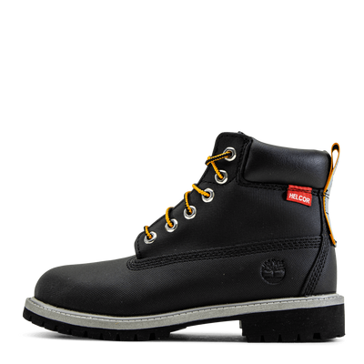 6 In Premium WP Boot Kids Black