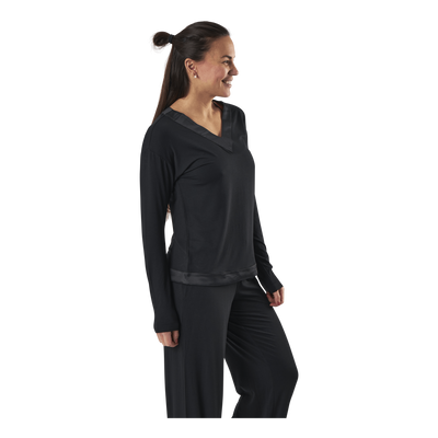 L/S V-Neck Black