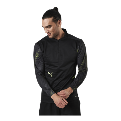Individual Cup Training 1/4 Zip Top Black/Yellow