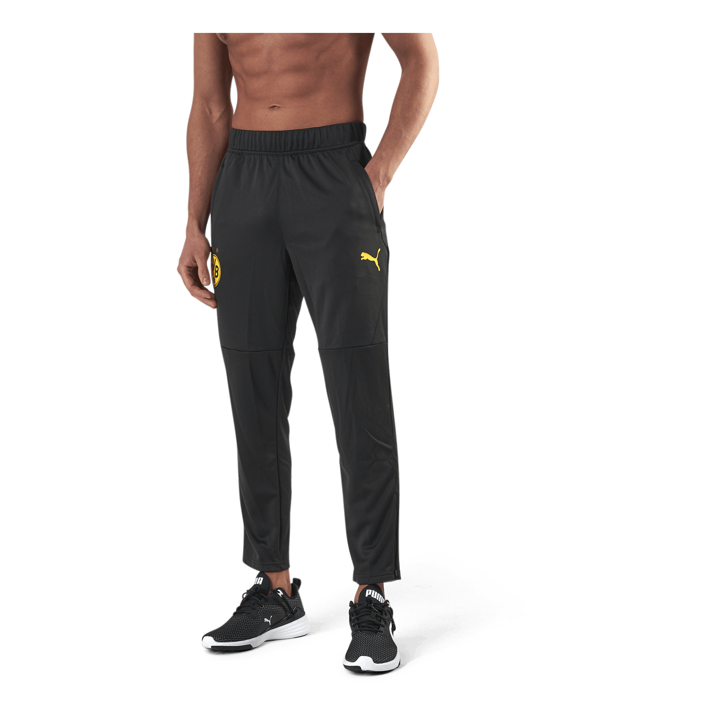 BVB Warmup Pants Black/Yellow