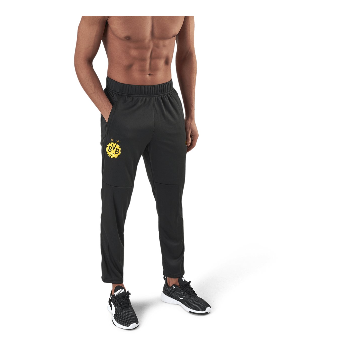 BVB Warmup Pants Black/Yellow