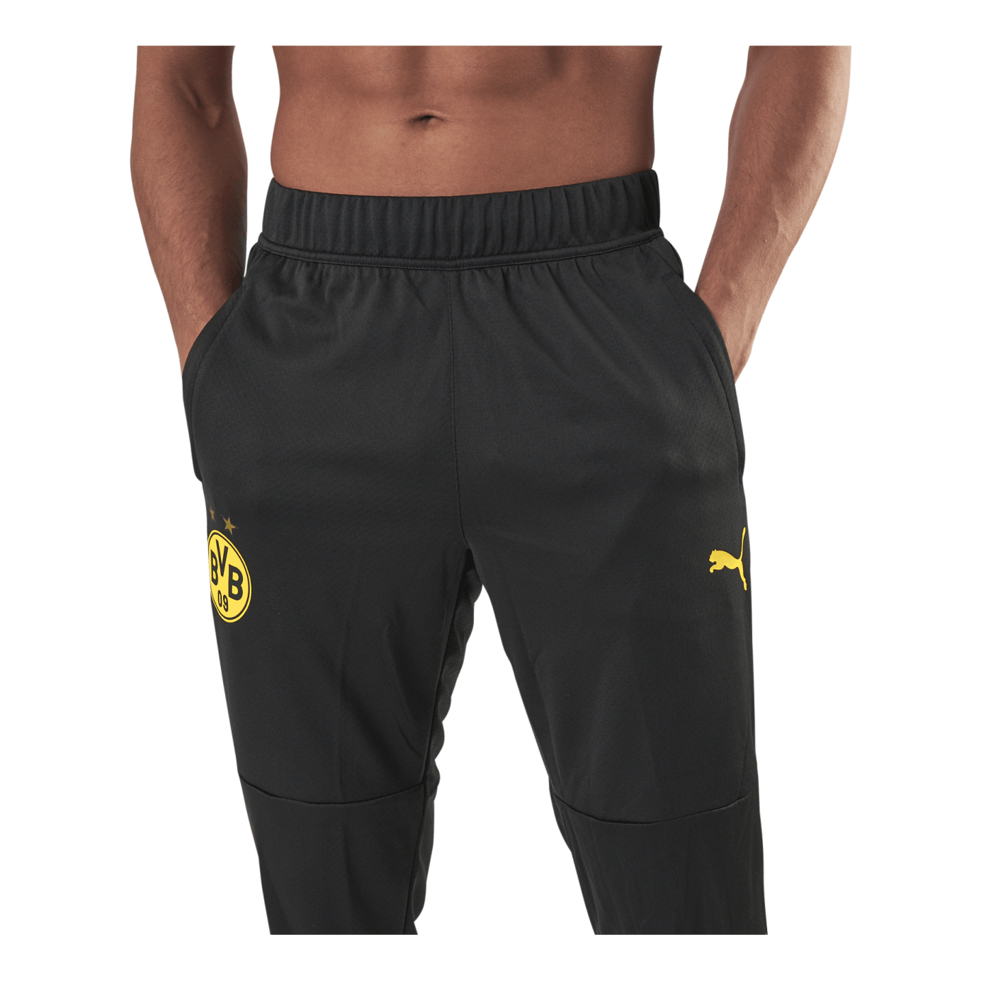 BVB Warmup Pants Black/Yellow