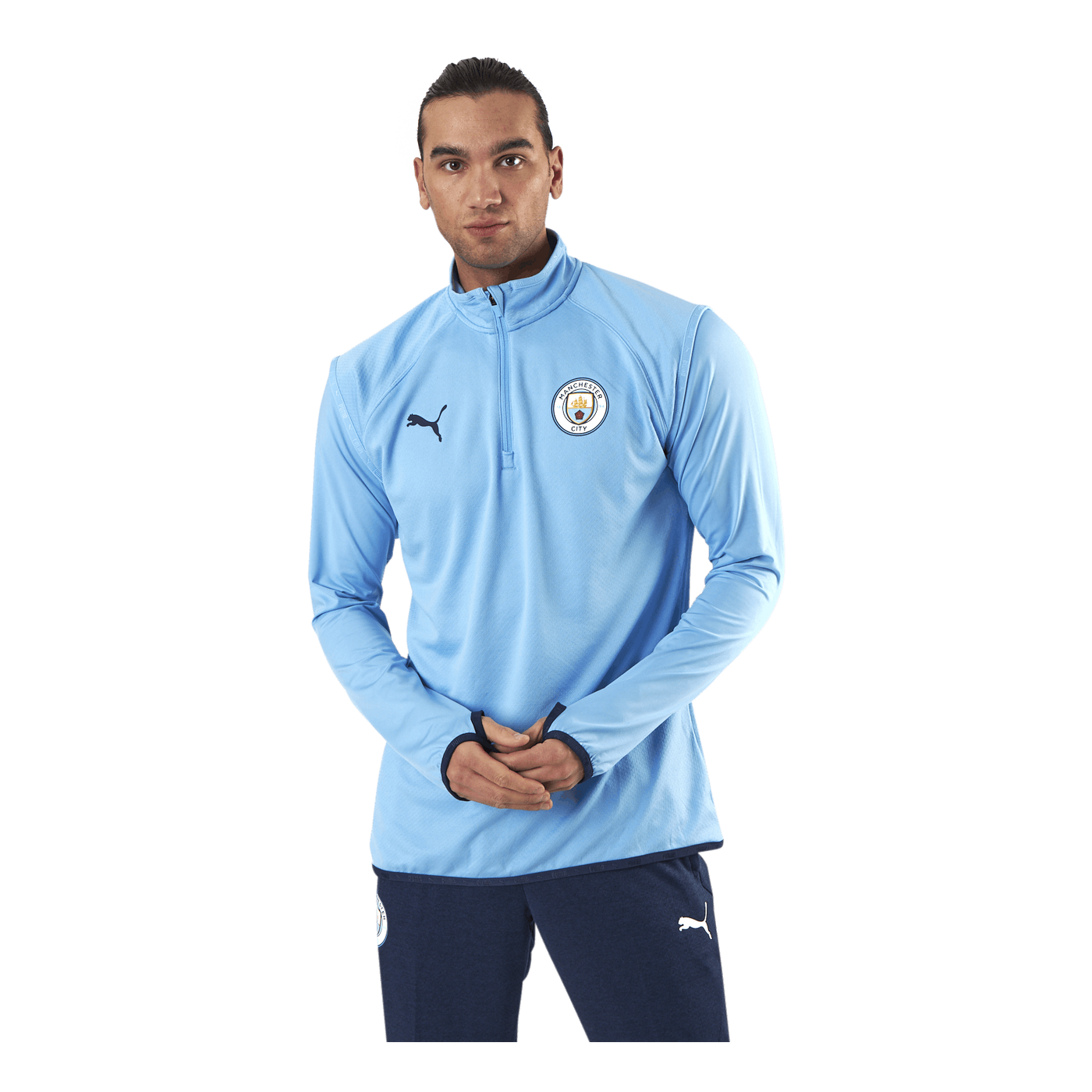 MCFC Warmup Midlayer Blue