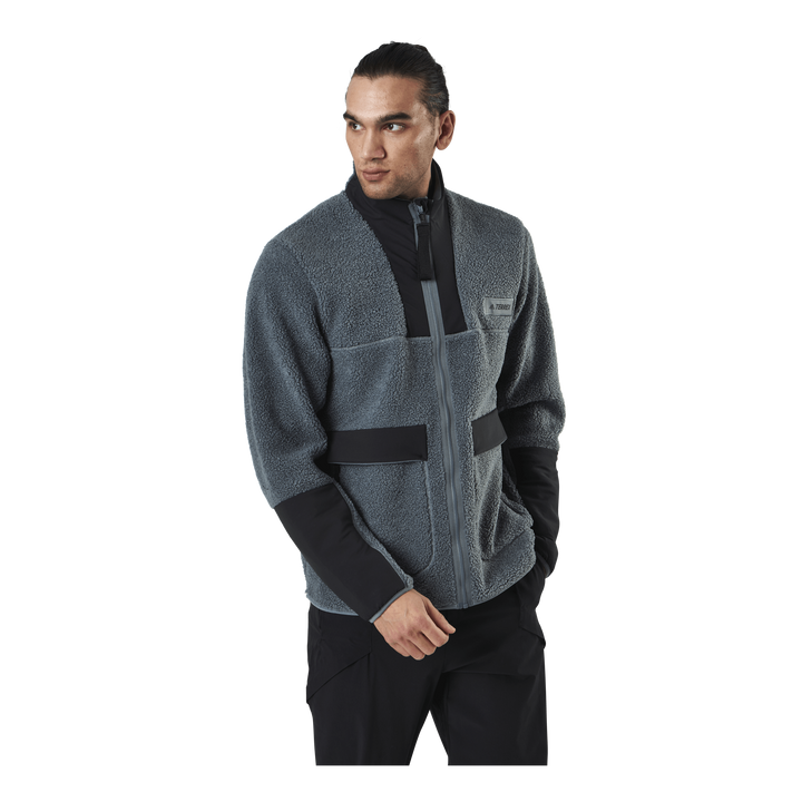 Terrex Sherpa Fullzip Fleece Blue Oxide / Black