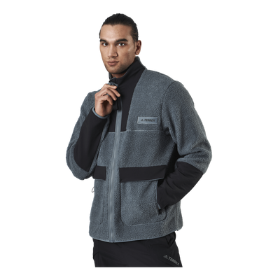 Terrex Sherpa Fullzip Fleece Blue Oxide / Black