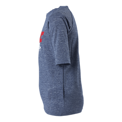 Junior Short Sleeve Hydroguard Sunset Blue