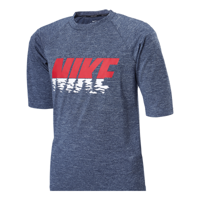 Junior Short Sleeve Hydroguard Sunset Blue
