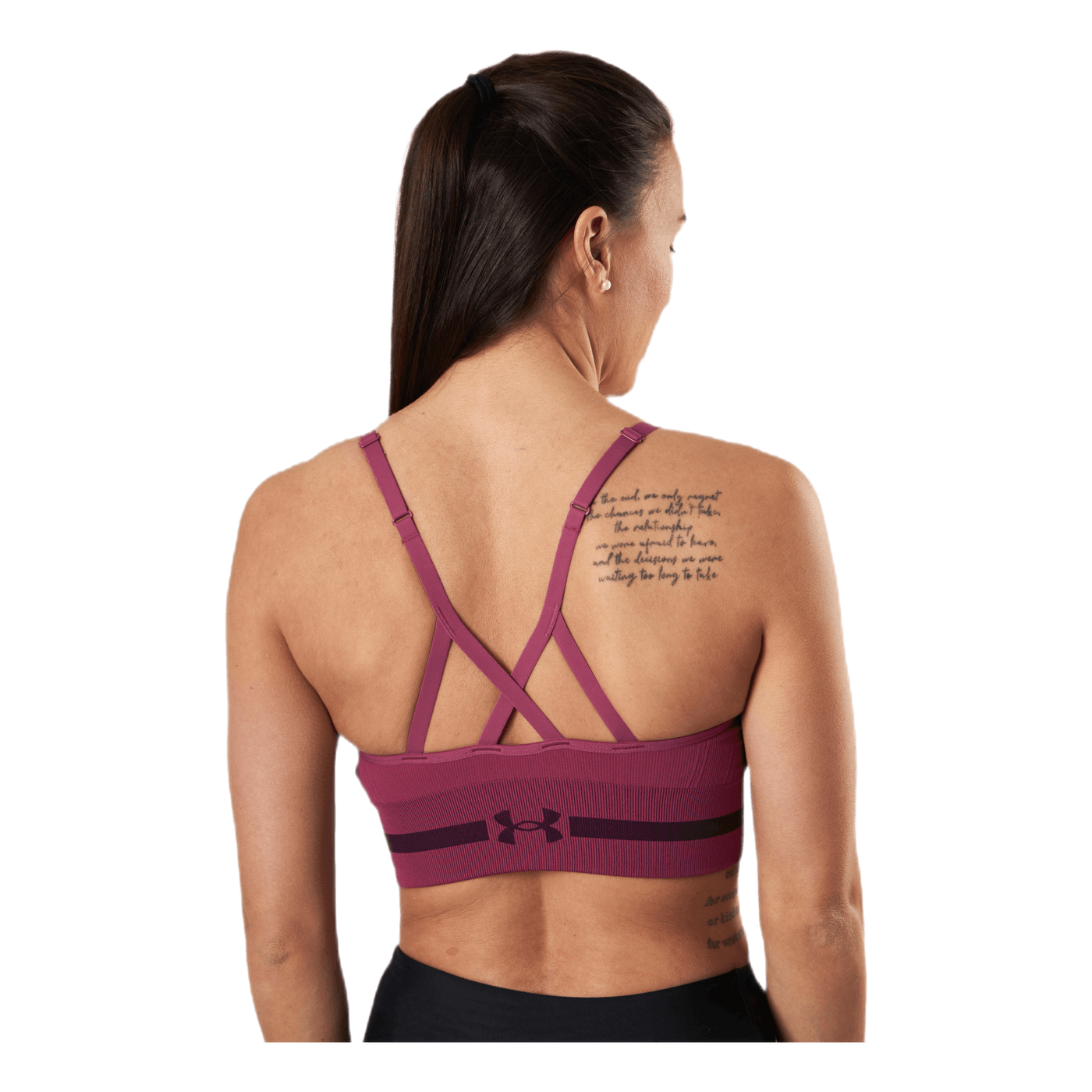 Seamless Low Long Bra Pink