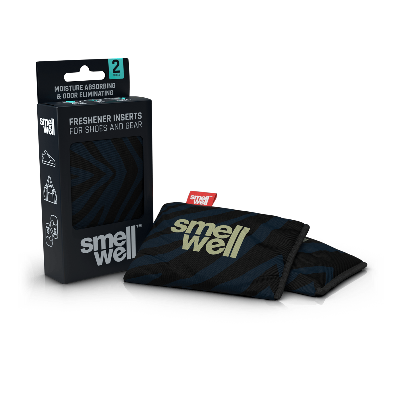 SmellWell Black Zebra White/Black
