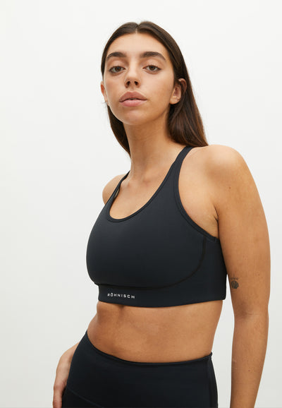 Flattering Sportsbra Black