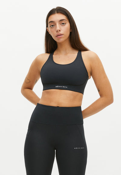 Flattering Sportsbra Black