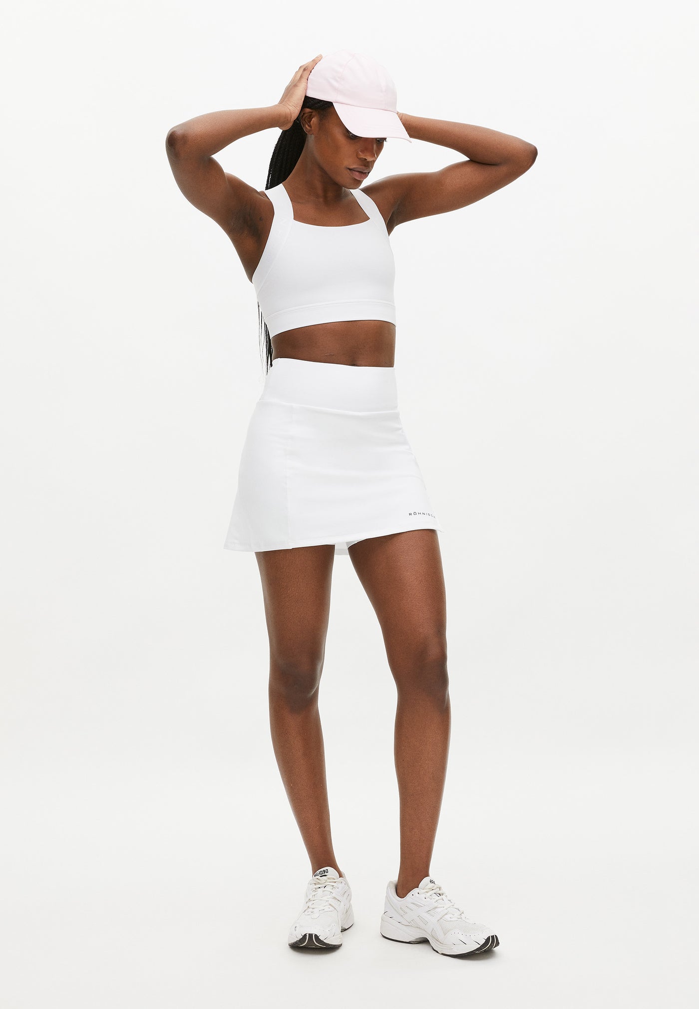 Court Jersey Skort White