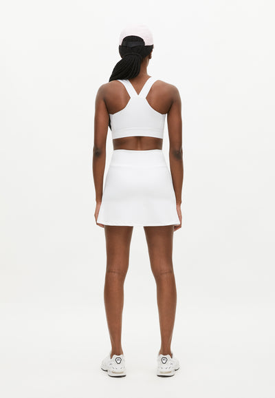 Court Jersey Skort White