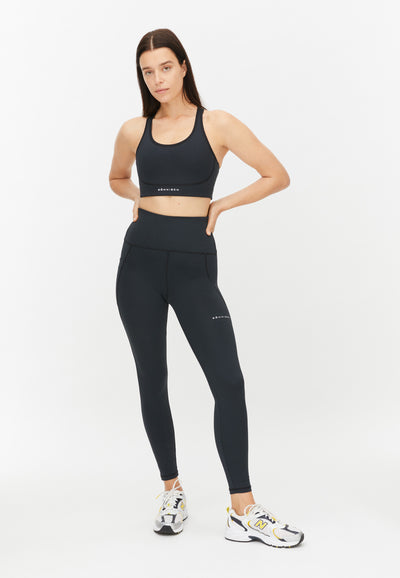 Flattering Curved High Waist T Black