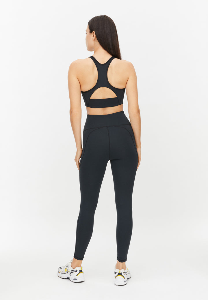 Flattering Curved High Waist T Black