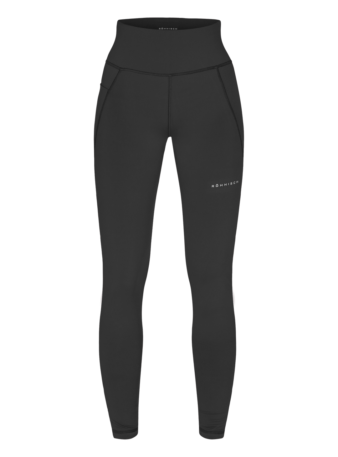 Flattering Curved High Waist T Black