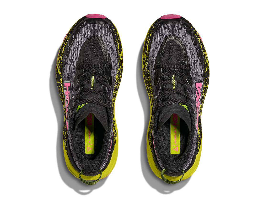 W Speedgoat 6 Black / Neon Hoka Citrus