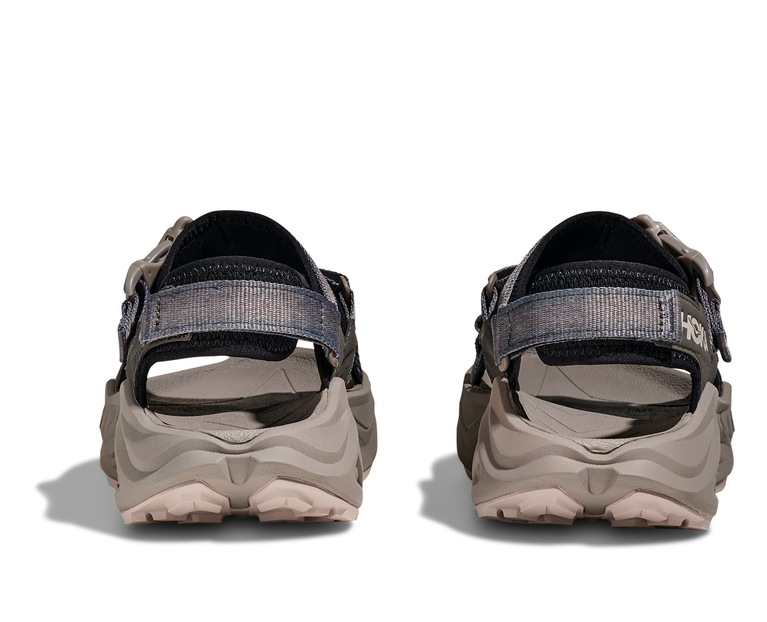Hoka Infini Hike TC Men in Black / Cement, pair, rear view